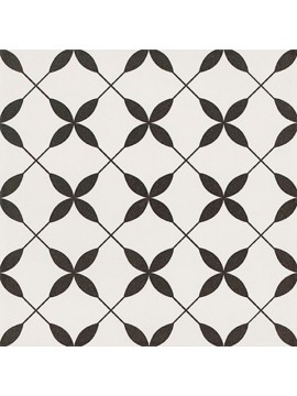 Patchwork Clover Black Pattern 30x30 1.KL 1.33